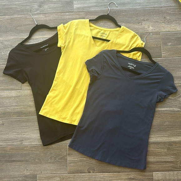 3 comfy stretch tees - Picture 1 of 6